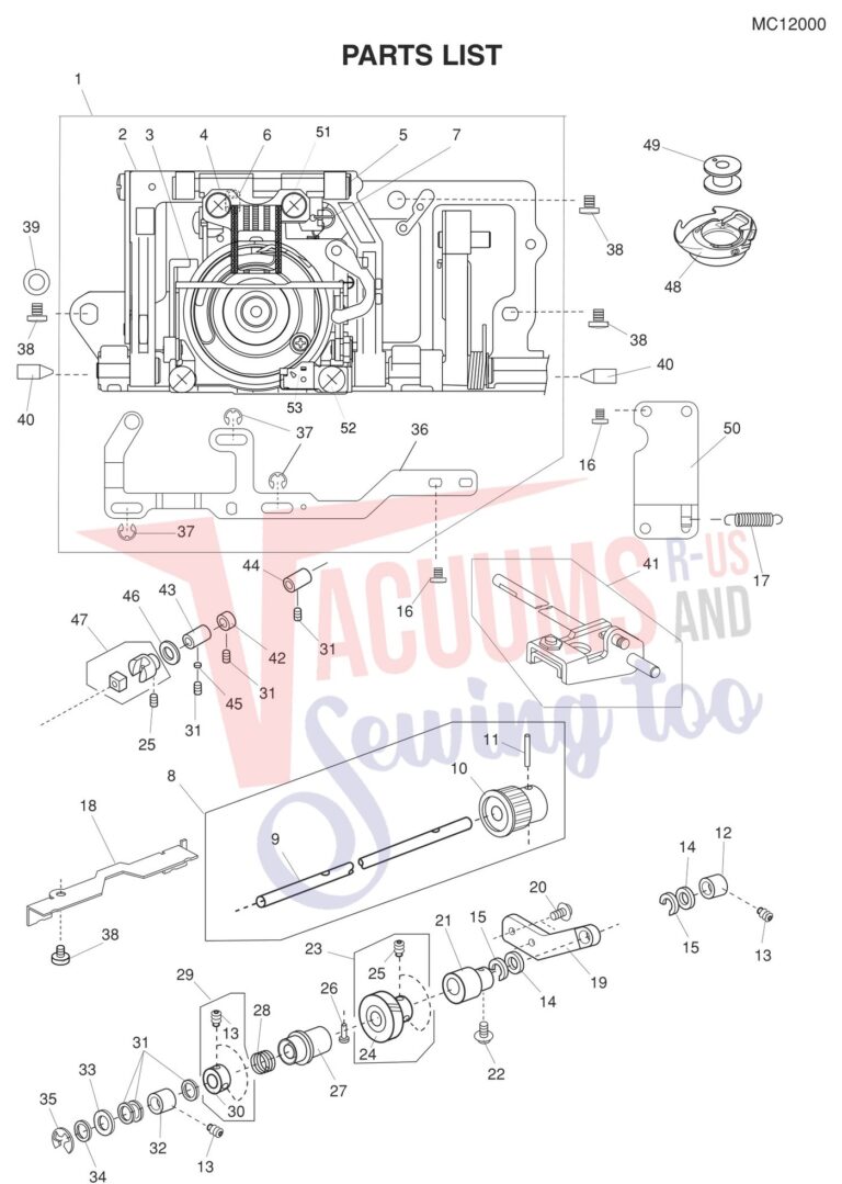 Janome 12000 schematic page 2 preview