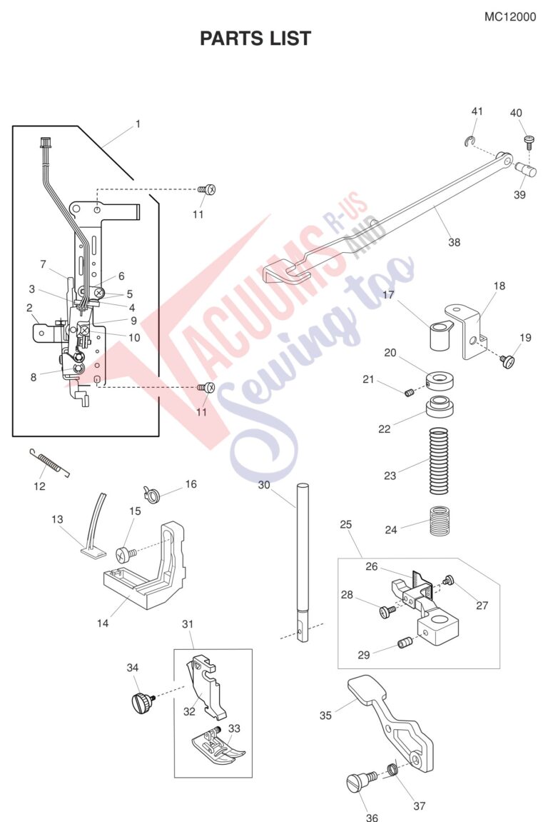 Janome 12000 schematic page 15 preview