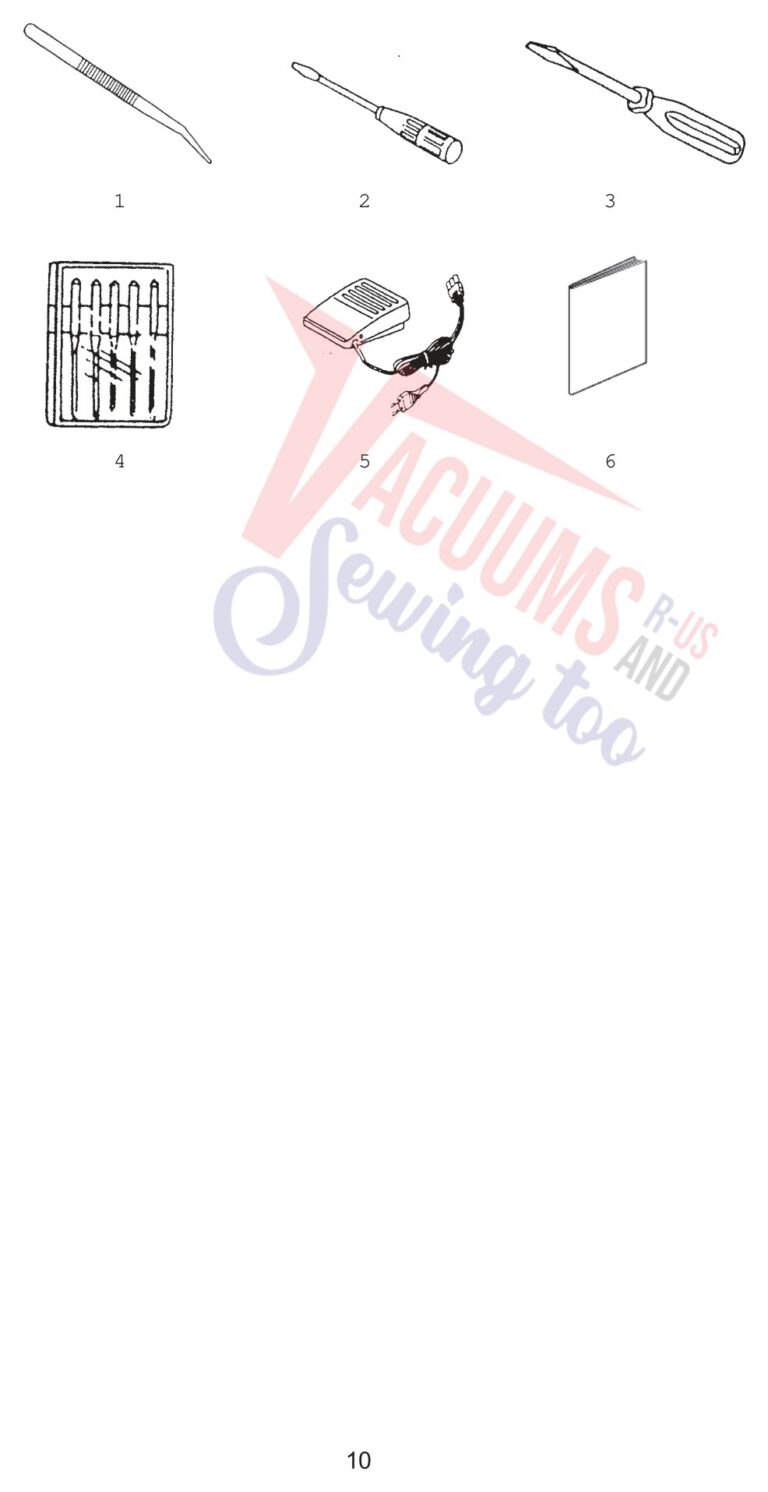 Janome 134D schematic page 2 preview