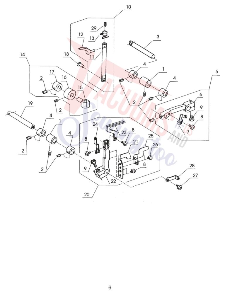 Janome 134D schematic page 7 preview
