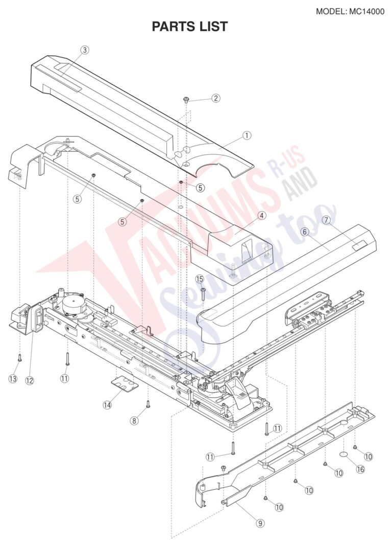 Janome 14000 schematic page 7 preview