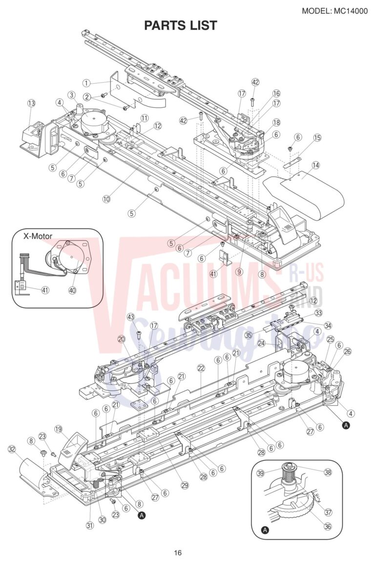 Janome 14000 schematic page 8 preview