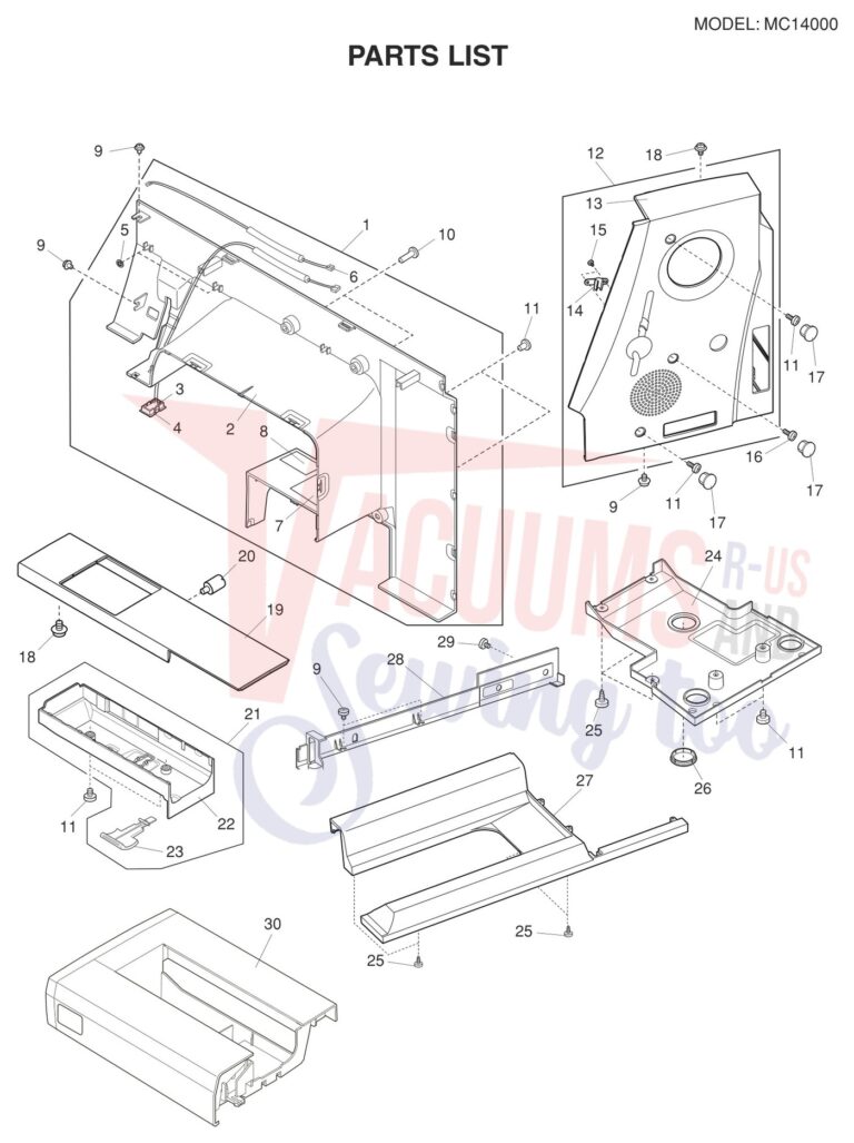 Janome 14000 schematic page 20 preview
