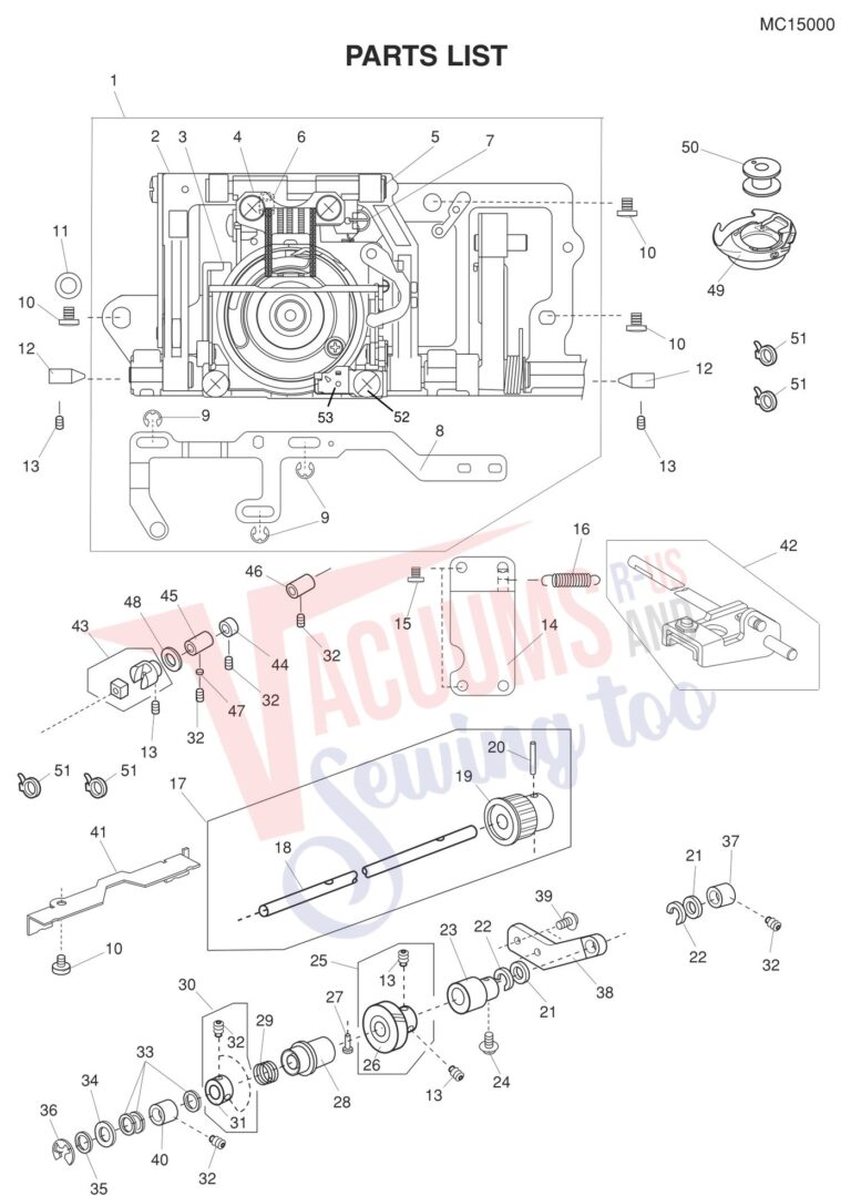 Janome 15000 schematic page 2 preview