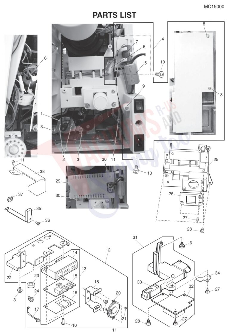 Janome 15000 schematic page 3 preview