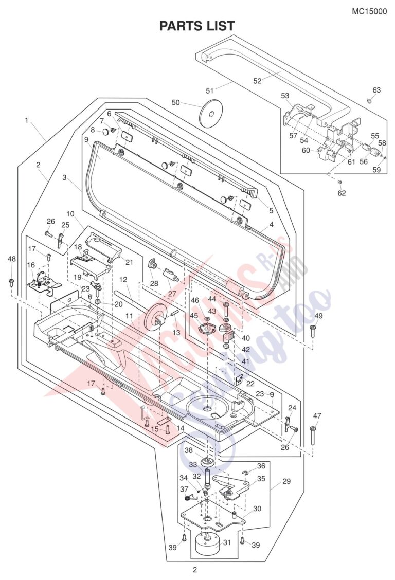 Janome 15000 schematic page 12 preview