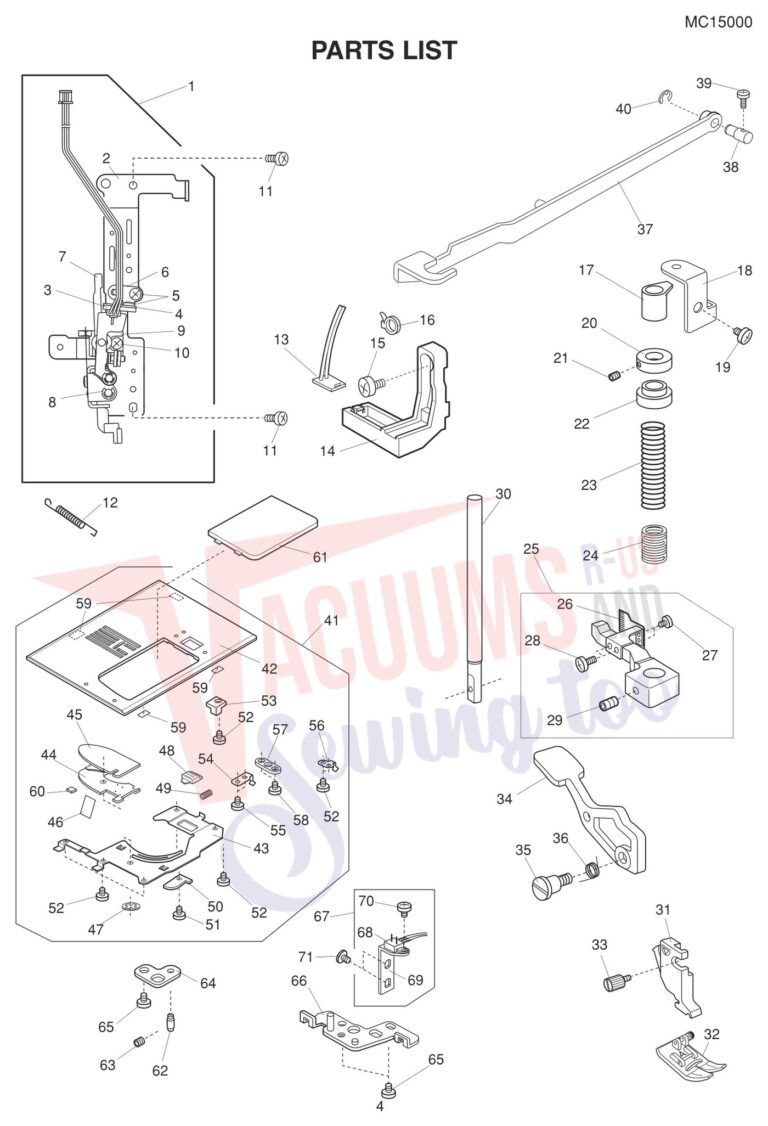 Janome 15000 schematic page 15 preview