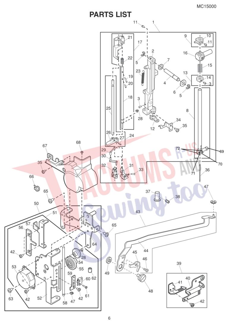 Janome 15000 schematic page 17 preview