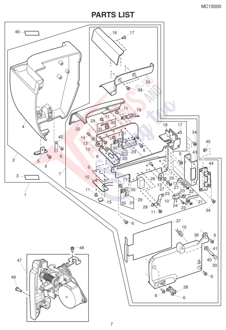 Janome 15000 schematic page 18 preview