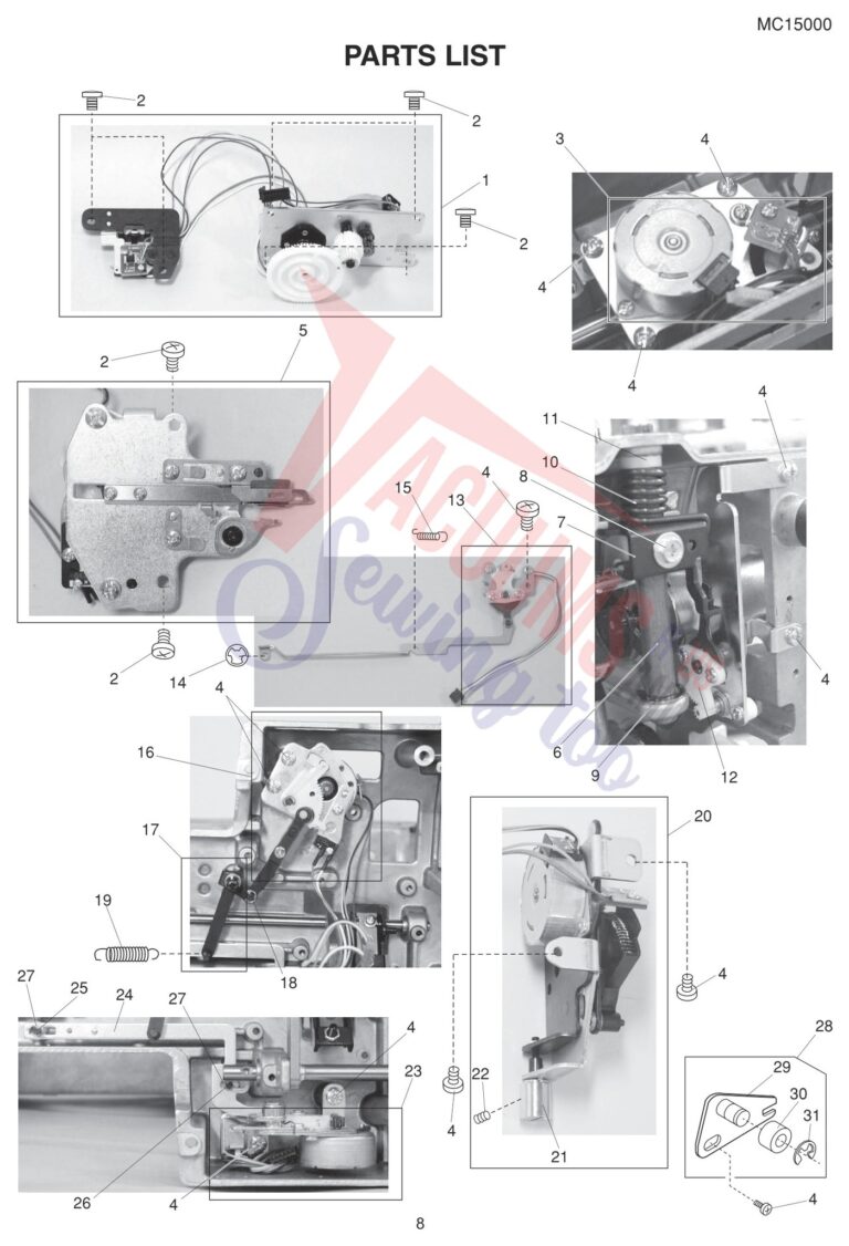 Janome 15000 schematic page 19 preview
