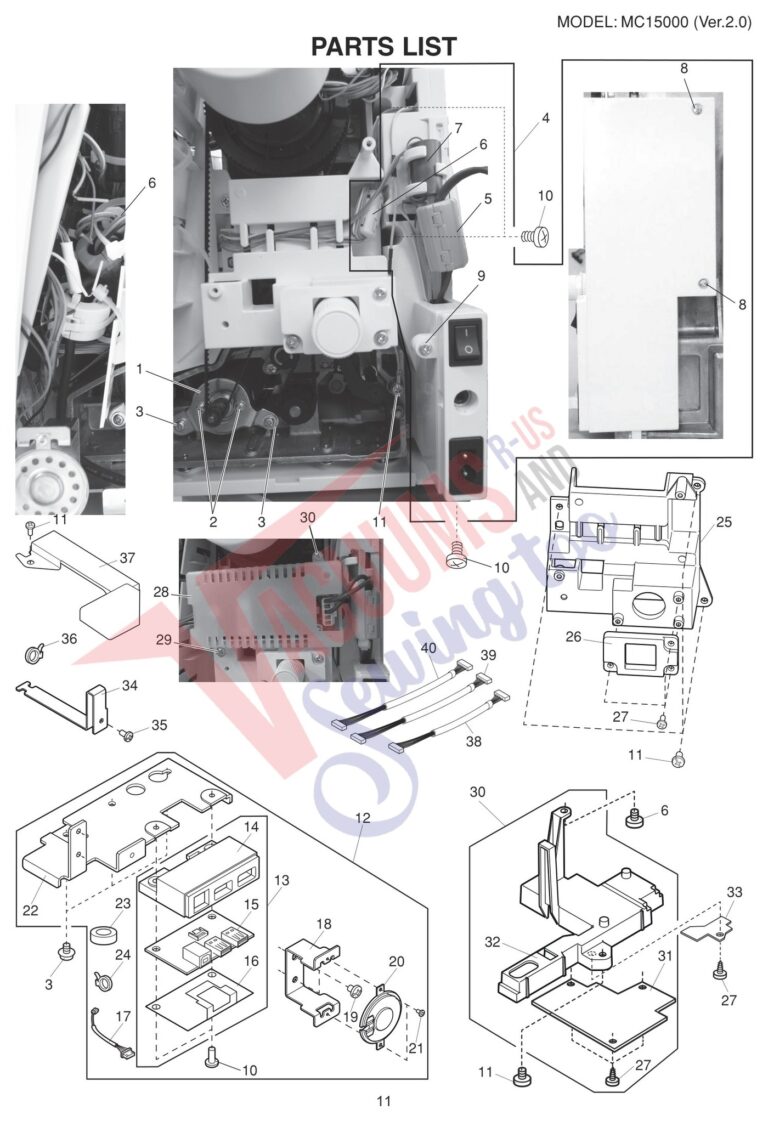 Janome 15000 V2 schematic page 3 preview
