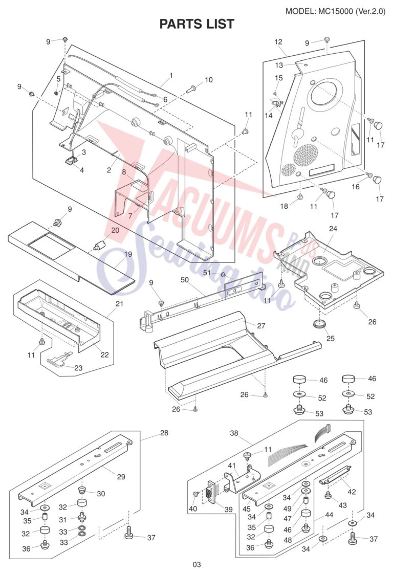 Janome 15000 V2 schematic page 11 preview