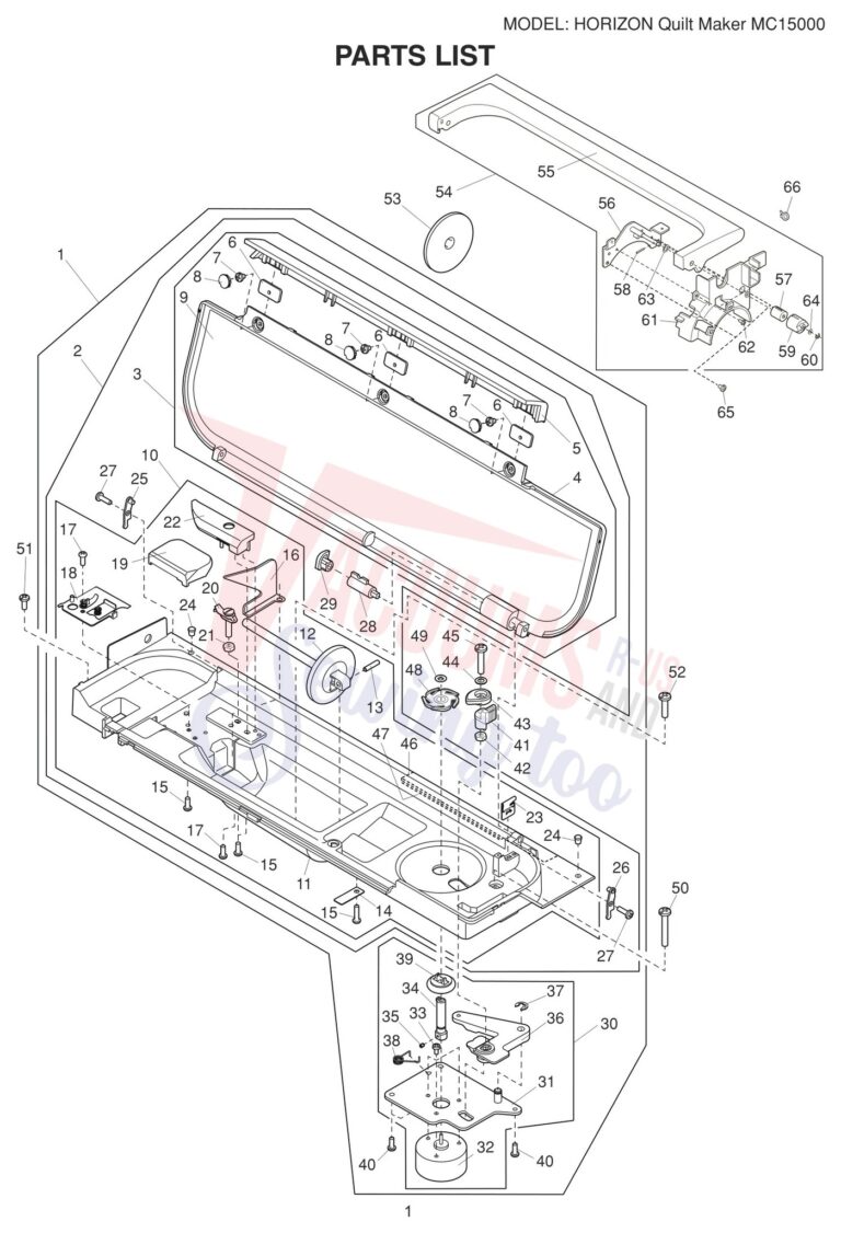 Janome 15000 V3 schematic page 1 preview