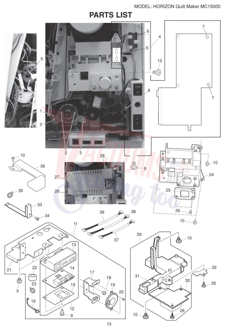 Janome 15000 V3 schematic page 5 preview