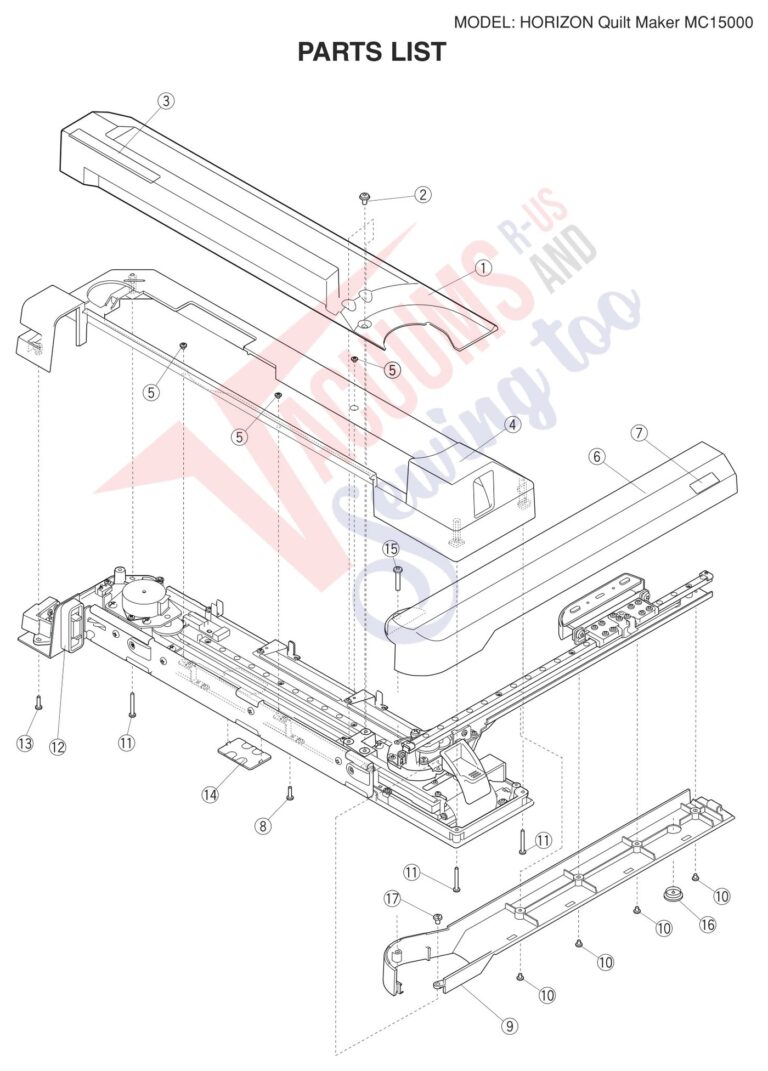 Janome 15000 V3 schematic page 7 preview