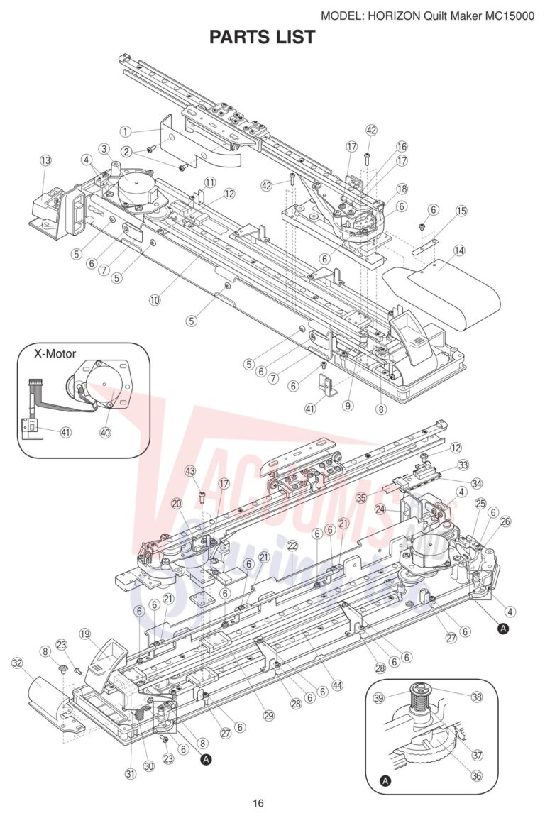 Janome 15000 V3 schematic page 8 preview
