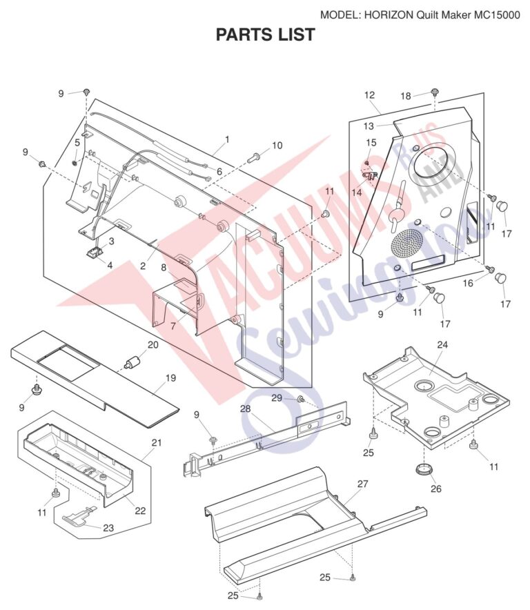 Janome 15000 V3 schematic page 15 preview