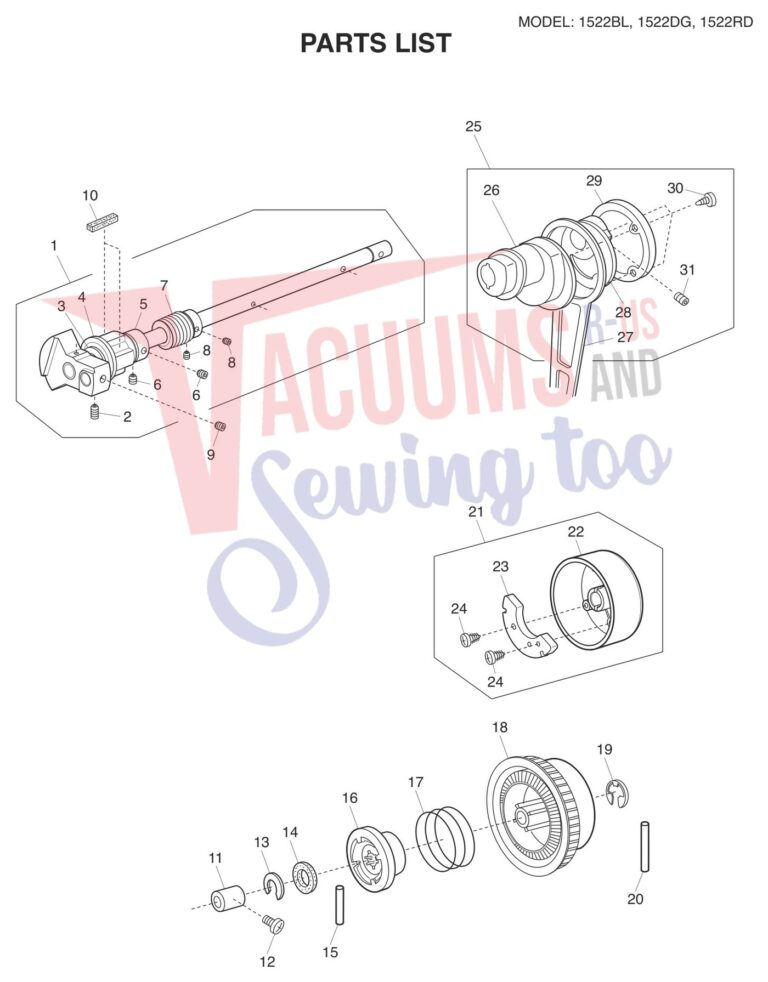 Janome 1522-DG schematic page 4 preview