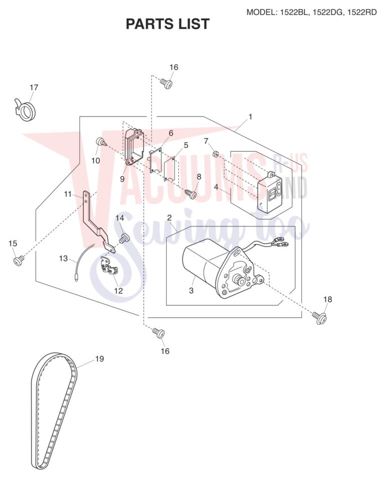 Janome 1522-DG schematic page 8 preview