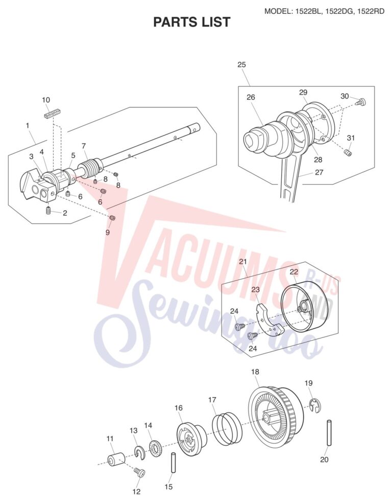 Janome 1522-RD schematic page 4 preview