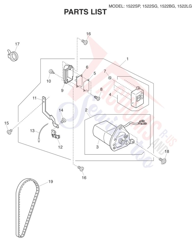 Janome 1522-SG schematic page 8 preview
