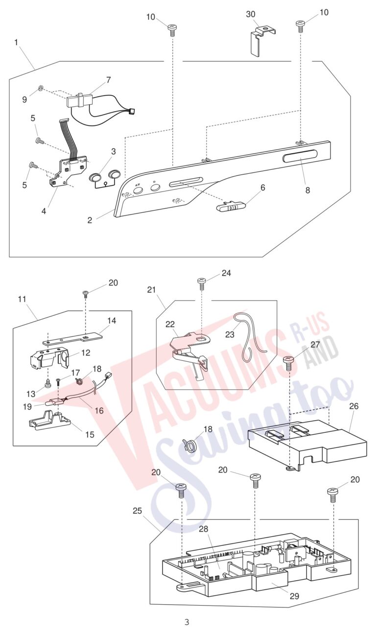 Janome 1600P schematic page 4 preview
