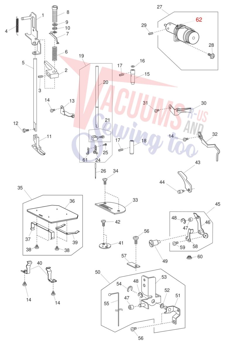 Janome 1600P schematic page 5 preview