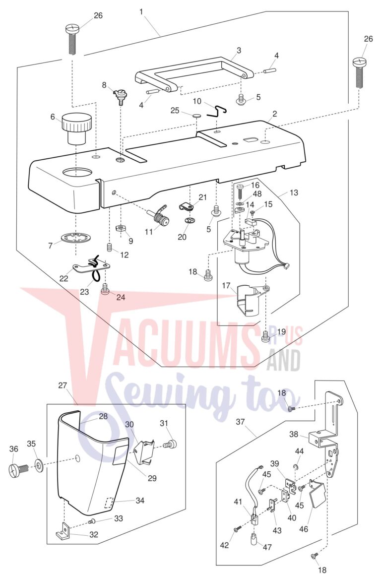 Janome 1600P-DBX schematic page 1 preview