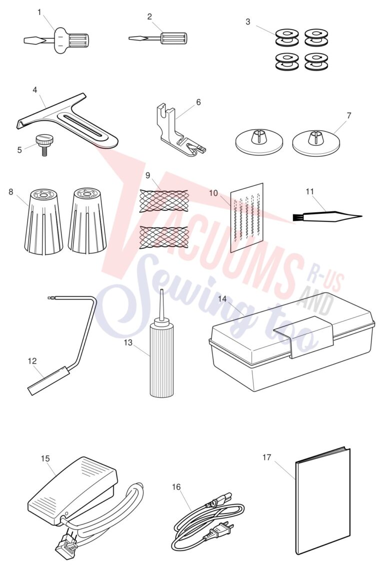 Janome 1600P-DBX schematic page 2 preview