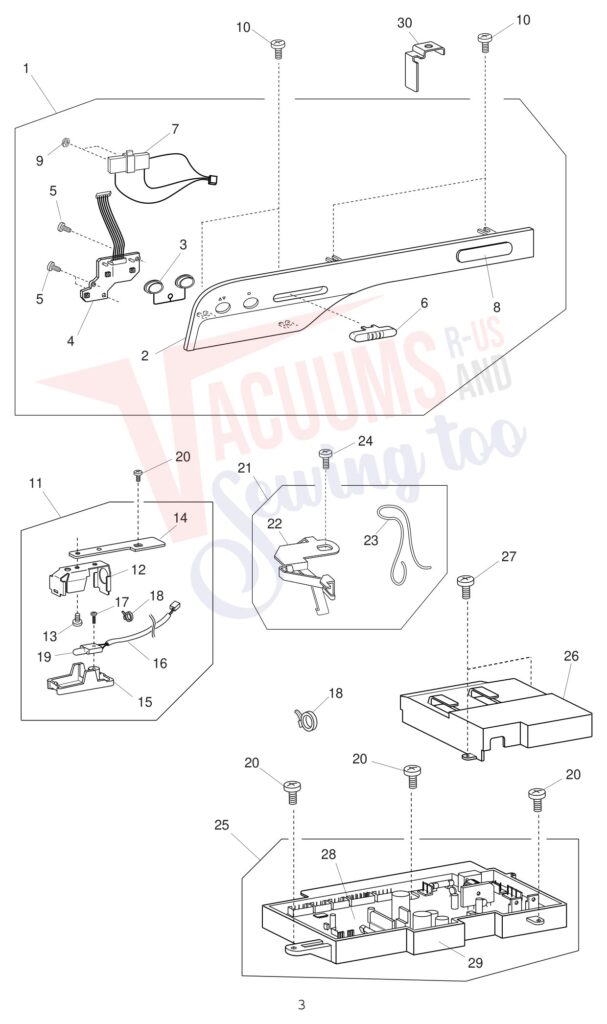 Janome 1600P-DBX exploded schematic diagram (page 4)