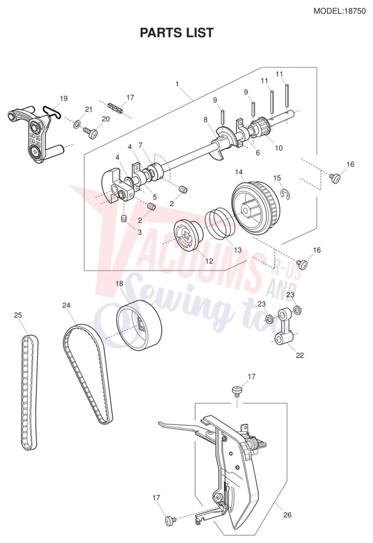 Janome 18750 schematic page 1 preview