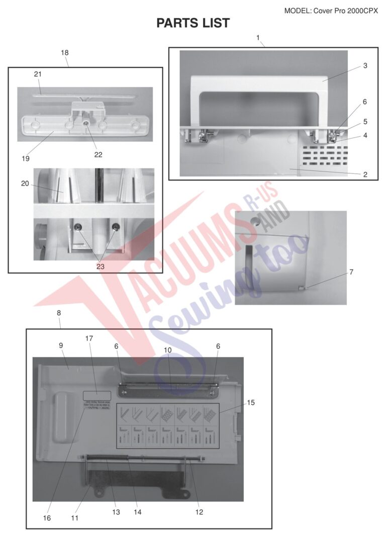 Janome 2000CPX schematic page 1 preview