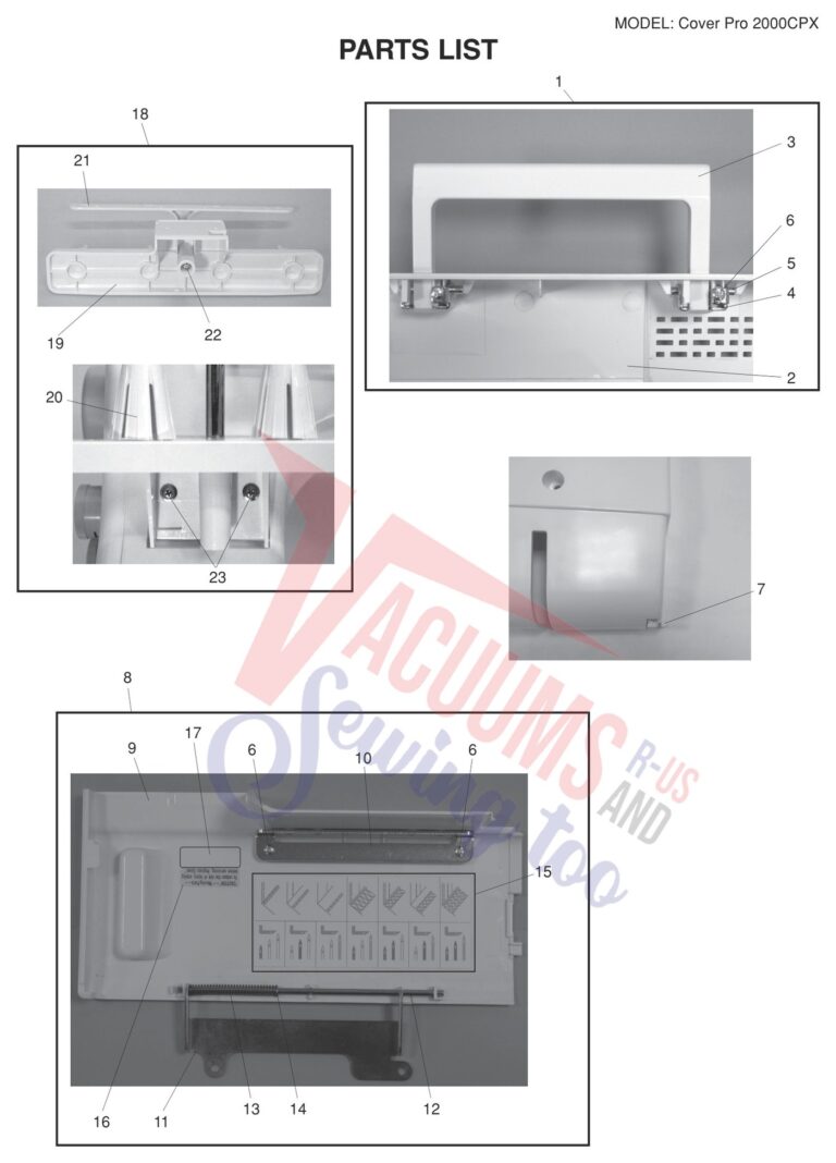 Janome 2000CPX V3 schematic page 1 preview