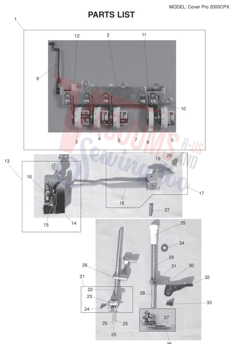Janome 2000CPX V3 schematic page 4 preview