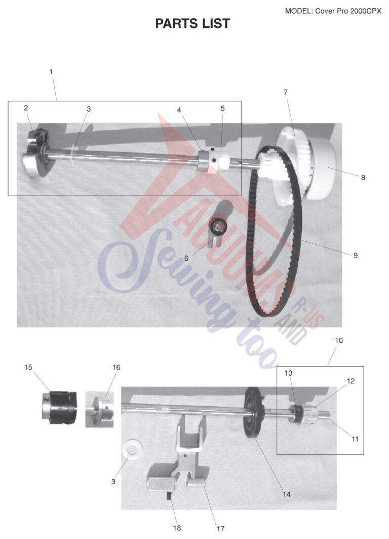 Janome 2000CPX V3 schematic page 7 preview