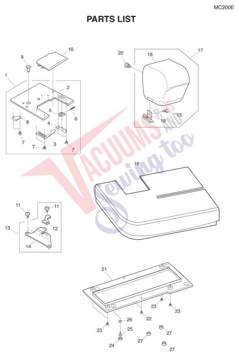 Janome 200E schematic page 1 preview