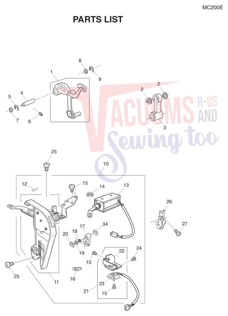 Janome 200E schematic page 3 preview