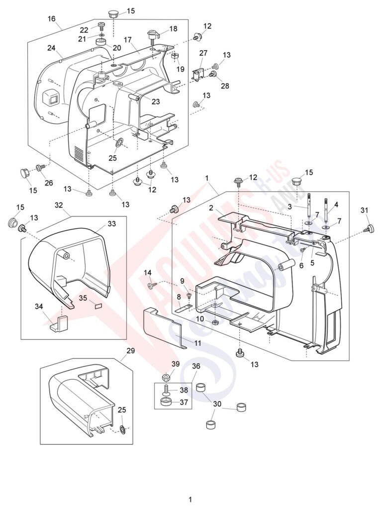 Janome 2018S schematic page 1 preview