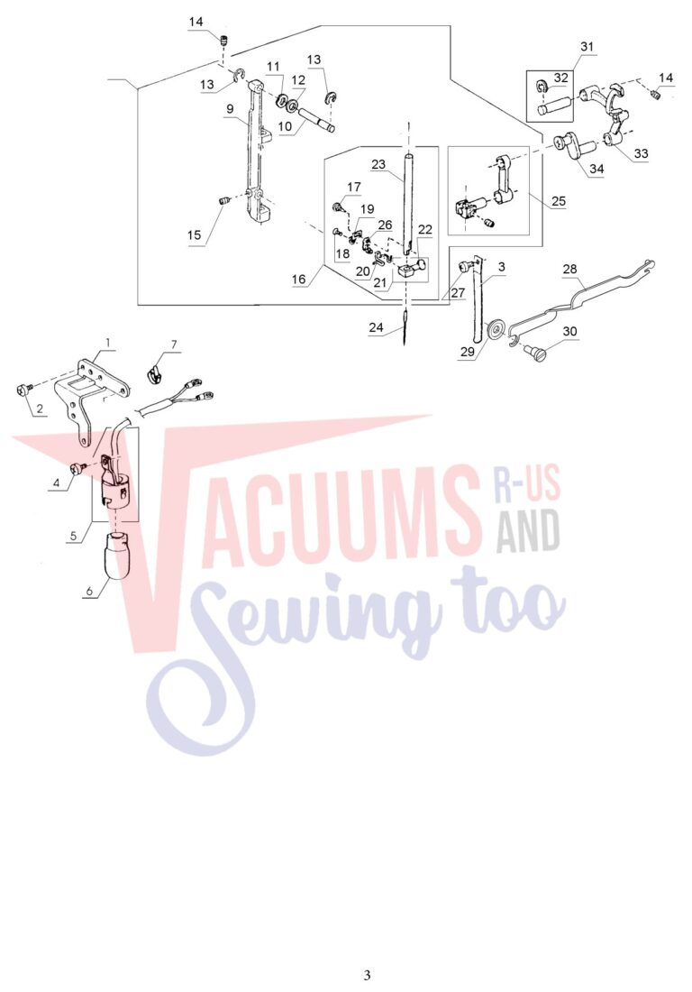 Janome 2018S schematic page 3 preview