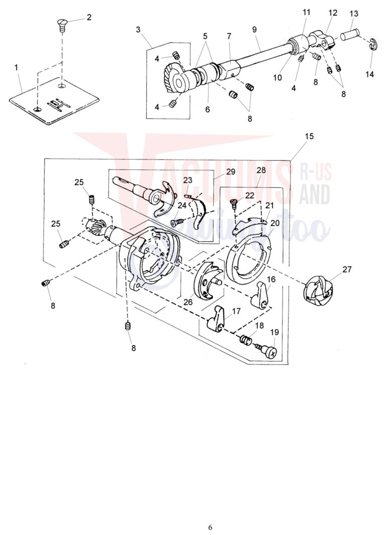 Janome 2018S schematic page 6 preview