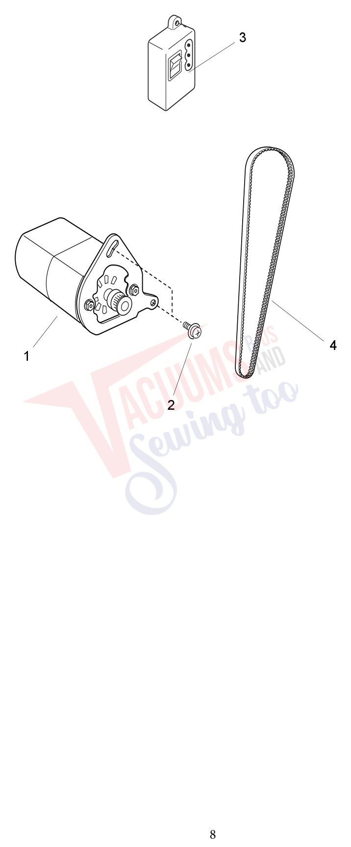 Janome 2018S schematic page 8 preview