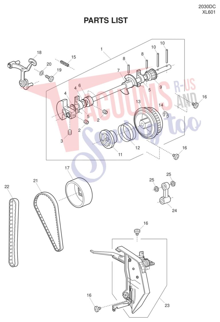 Janome 2030DC schematic page 1 preview