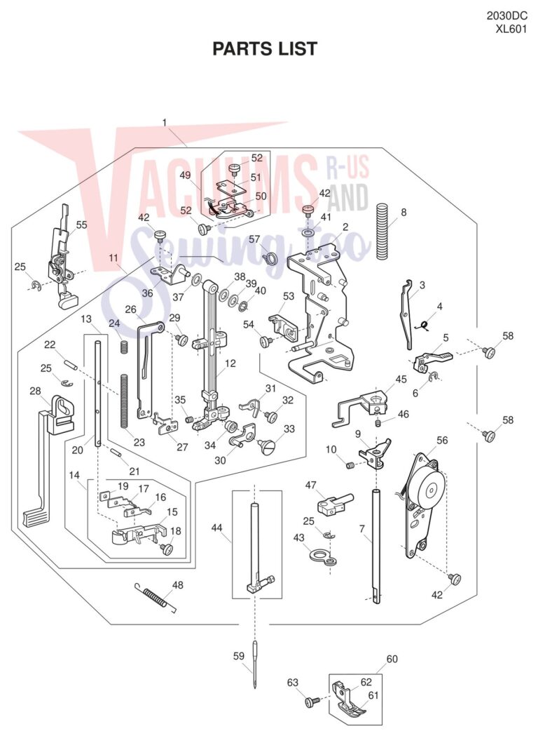 Janome 2030DC schematic page 2 preview