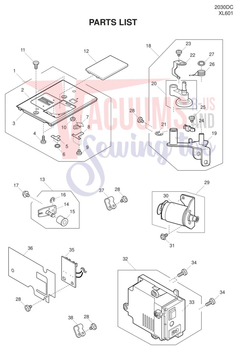 Janome 2030DC schematic page 4 preview
