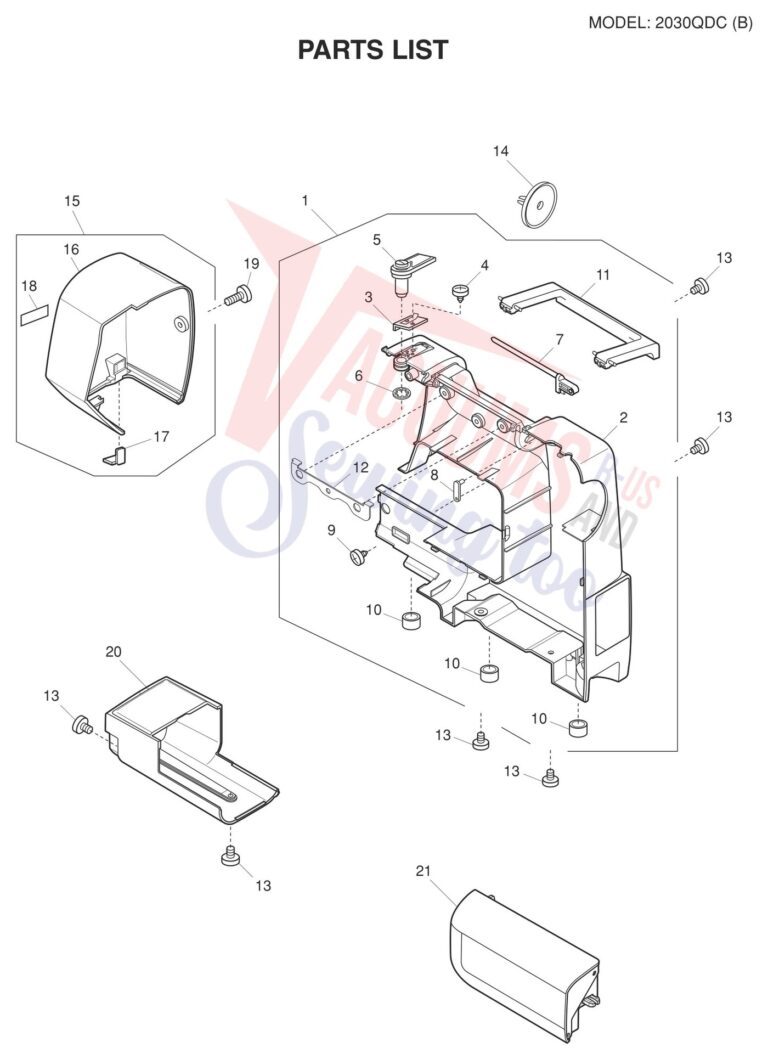 Janome 2030QDC-B schematic page 5 preview
