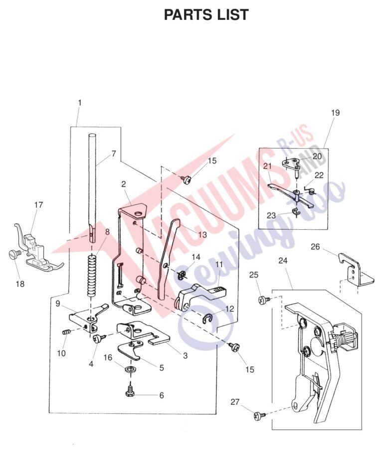 Janome 2039SN schematic page 2 preview