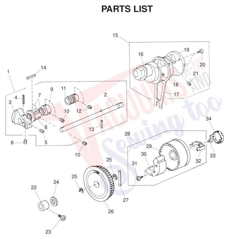 Janome 2039SN schematic page 4 preview