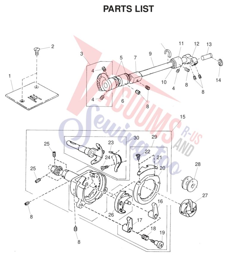 Janome 2039SN schematic page 6 preview
