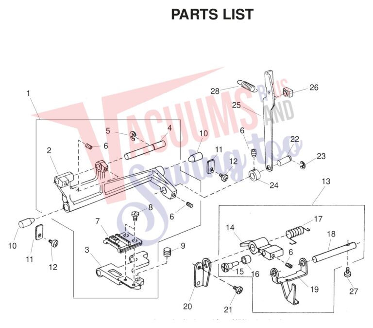 Janome 2039SN schematic page 7 preview