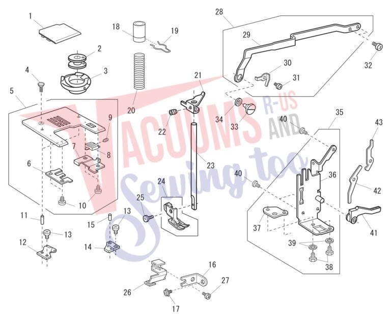 Janome 2040 schematic page 3 preview